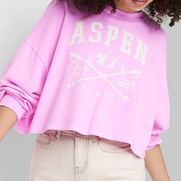 Women’s Graphic Sweetshirt size XS color pink - Picture 9 of 9